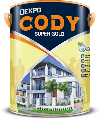 OEXPO CODY SUPER GOLD – SƠN NƯỚC BÓNG MỜ NGOÀI TRỜI0